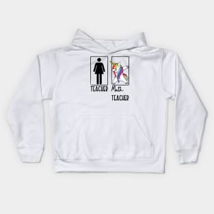 Math Teacher Kids Hoodie